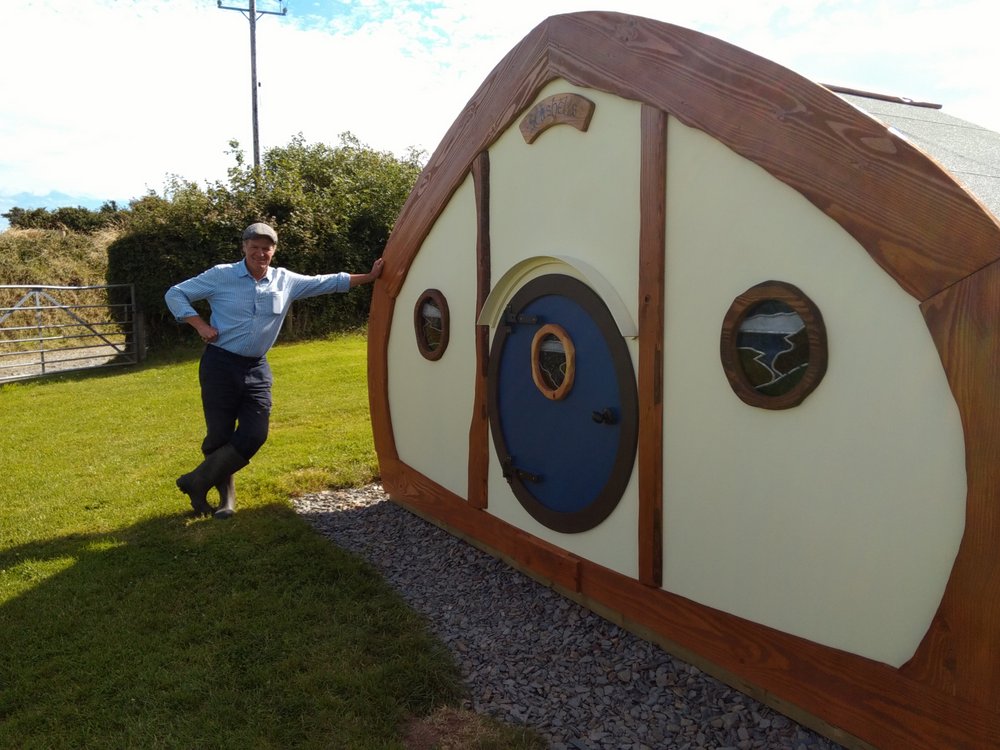 Inside a Stoke Barton Pixie Hut
